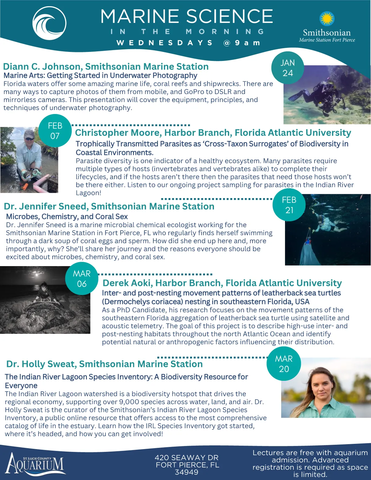 Marine Science in the Morning Flyer