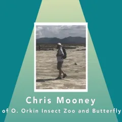 Chris Mooney, manager of O. Orkin Insect Zoo and the Butterfly Pavilion