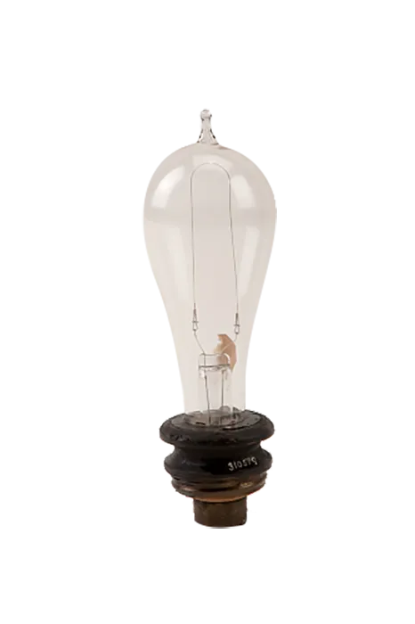 an Edison light bulb