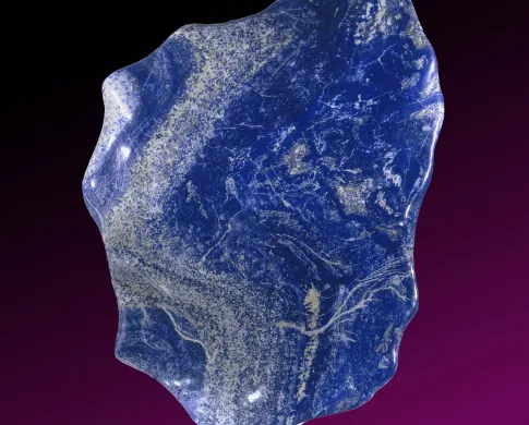 a large piece of blue lapis lazuli
