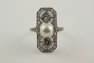 Pearl and Diamond Ring (NMNH G8655-00)::10480035