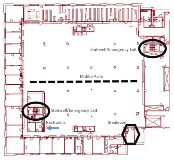 US National Herbarium 4th floor map