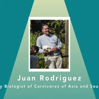 Juan Rodriguez, supervisory biologist of carnivores of Asia and South America