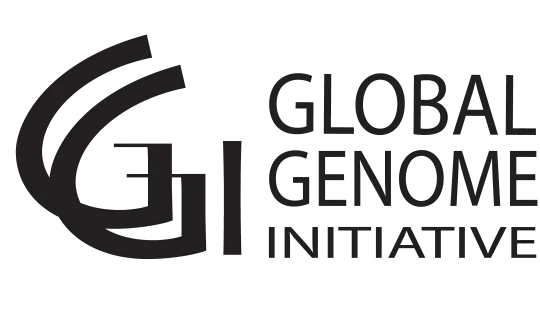 Black text showing "GGI - Global Genome Initiative"