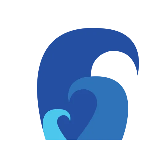 a wave logo