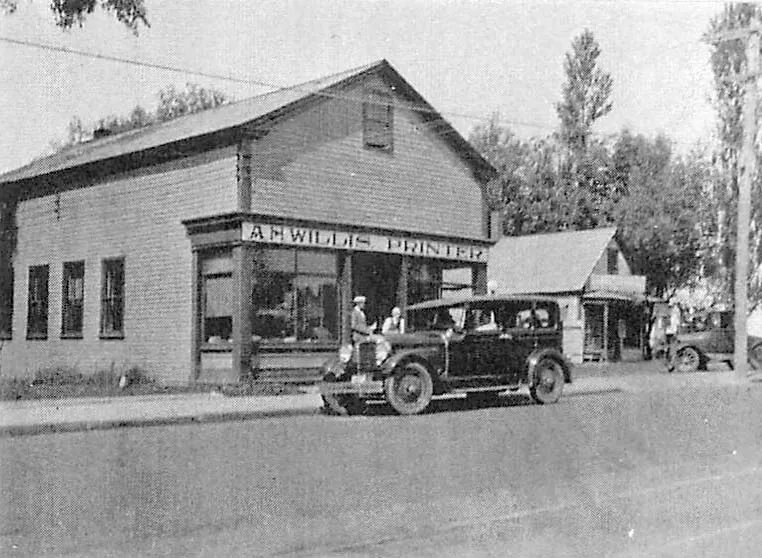 One of the print shops used for printing Cushman publications (circa 1935)