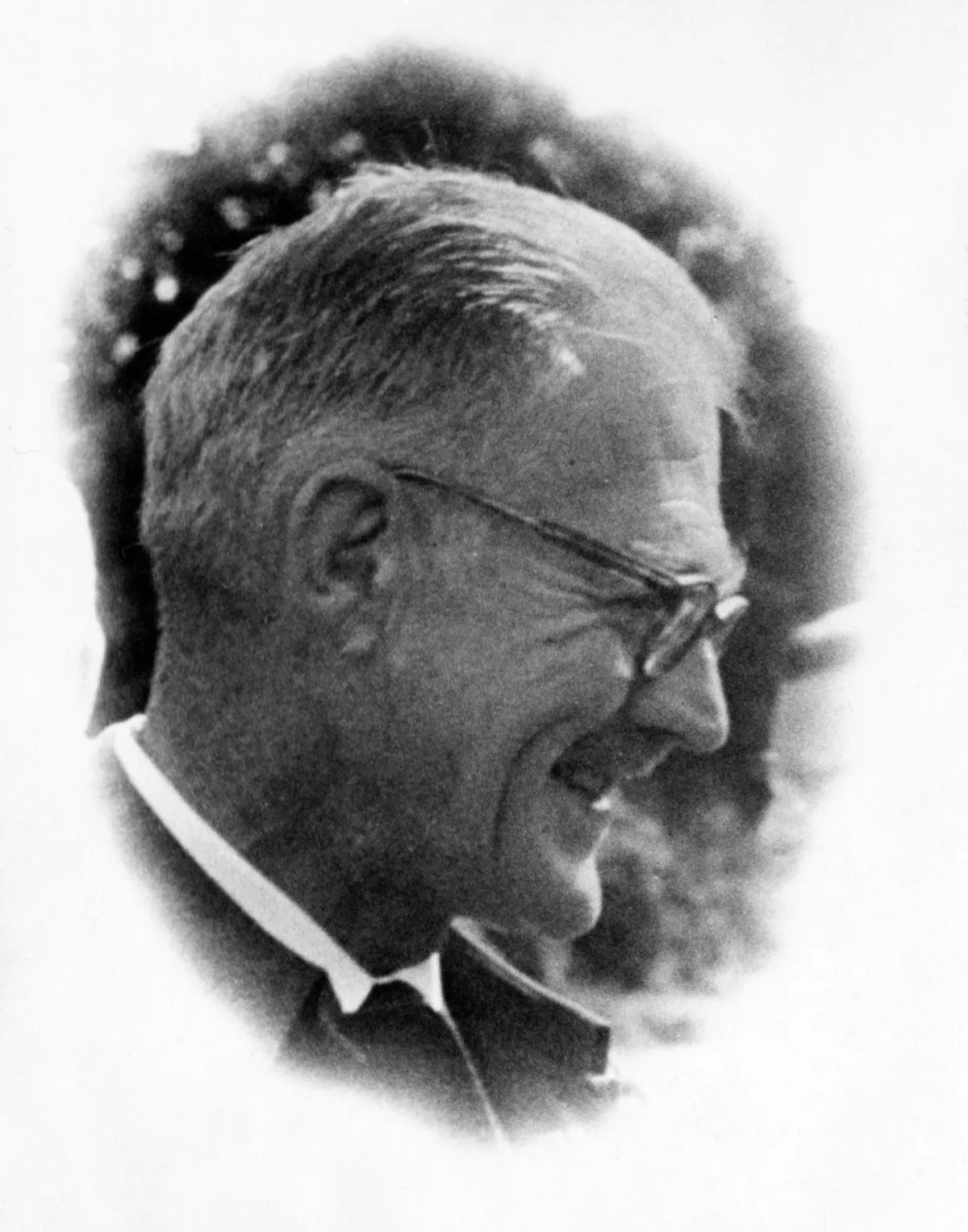 Black and white portrait of Herbert Deignan.