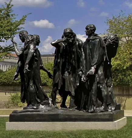 The Burghers of Calais in the Hirshhorn Sculpture Garden