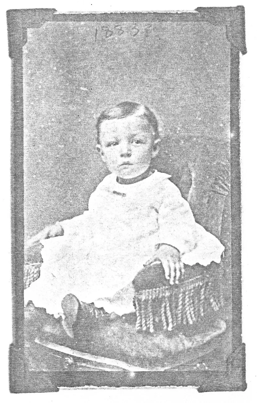 Joseph Cushman at two years old